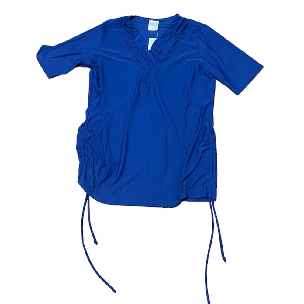 Hydro Chic Women’s Royal Blue Swimming UV Activewear Top Large